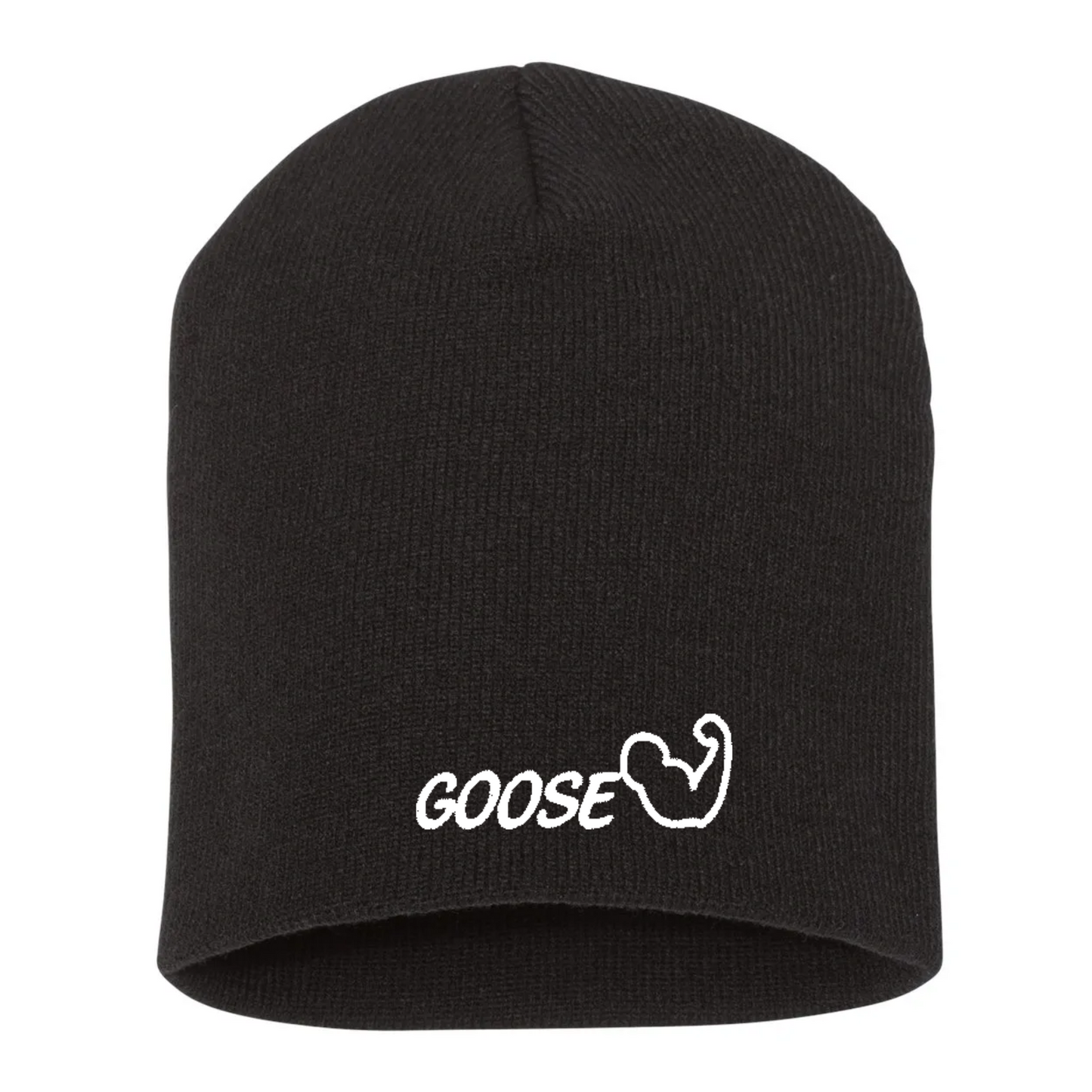 Goose Embroidered Beanie