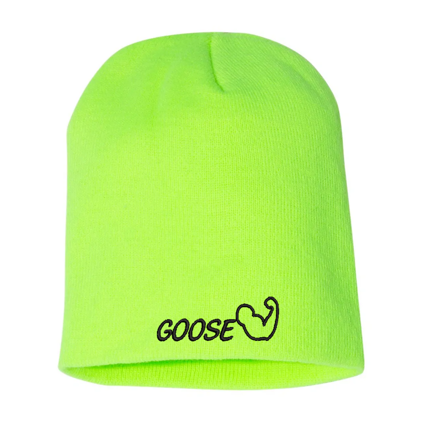 Goose Embroidered Beanie