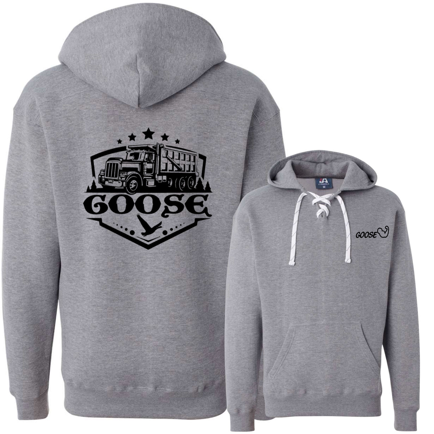 Goose Lace Up Hoodies