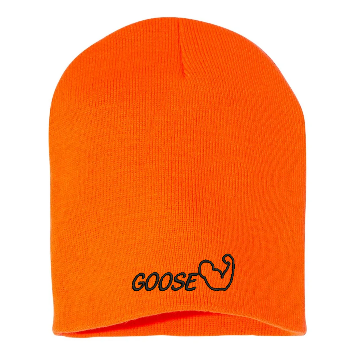 Goose Embroidered Beanie