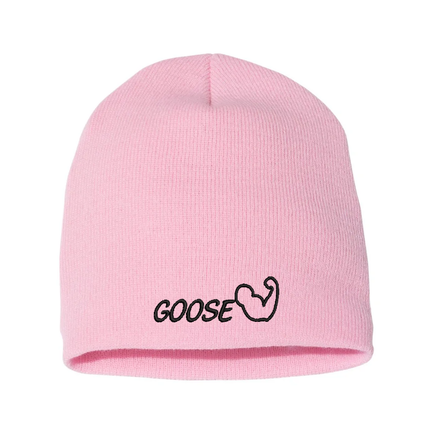 Goose Embroidered Beanie